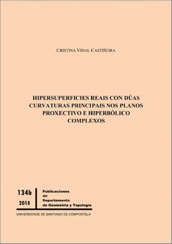 Cuberta para Hipersuperficies reais con duas curvaturas principais nos planos proxectivo e hiperbolico complexos