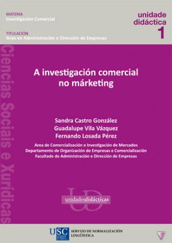 Cuberta para A investigación comercial no márketing