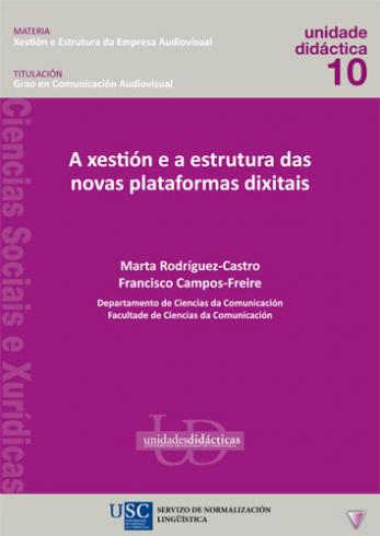 Cuberta para A xestión e a estrutura das novas plataformas dixitais