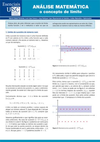 Cuberta para Análise matemática: o concepto de límite