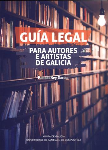 Cuberta para Guía legal para autores e artistas de Galicia