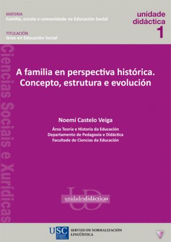 Cuberta para A familia en perspectiva histórica: concepto, estrutura e evolución