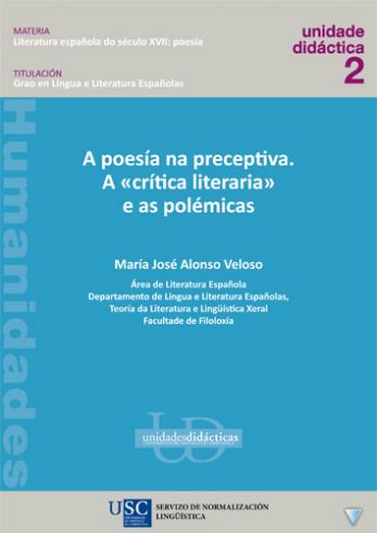 Cuberta para A poesía na preceptiva: a «crítica literaria» e as polémicas