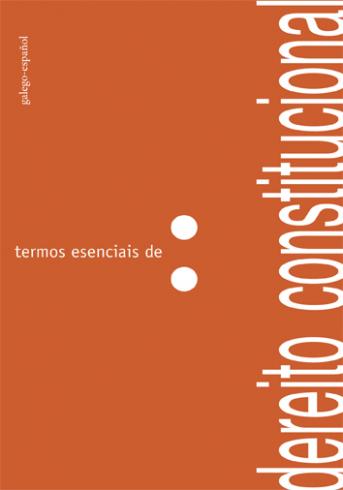 Cuberta para Termos esenciais de dereito constitucional: galego-español