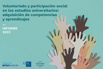 Cuberta para Voluntariado y participación social en los estudios universitarios: adquisición de competencias y aprendizajes: Informe 2022