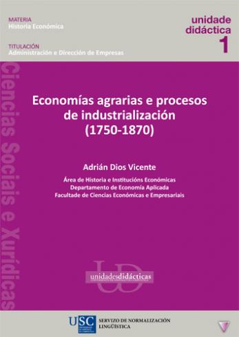 Cuberta para Economías agrarias e procesos de industrialización (1750-1870)