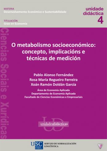 Cuberta para O metabolismo socioeconómico: concepto, implicacións e técnicas de medición