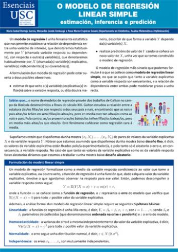 Cuberta para O modelo de regresión linear simple: estimación, inferencia e predición