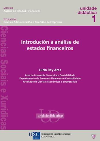 Cuberta para Introdución á análise de estados financeiros