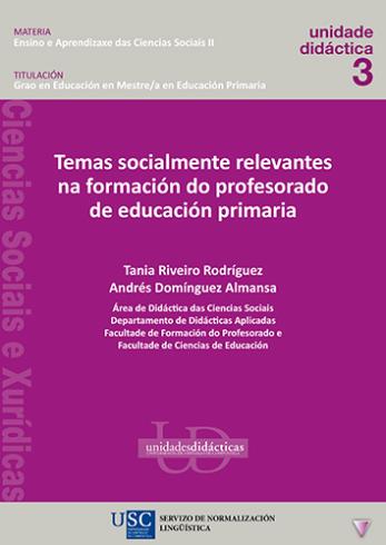 Cuberta para Temas socialmente relevantes na formación do profesorado de educación primaria