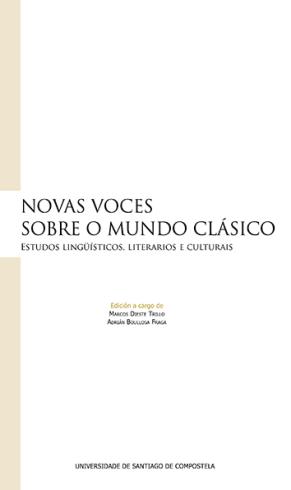 Cuberta para Novas voces sobre o mundo clásico: estudos lingüísticos, literarios e culturais