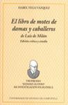 Cuberta para El libro de motes de damas y caballeros de Luis de Milán: Edición crítica y estudio