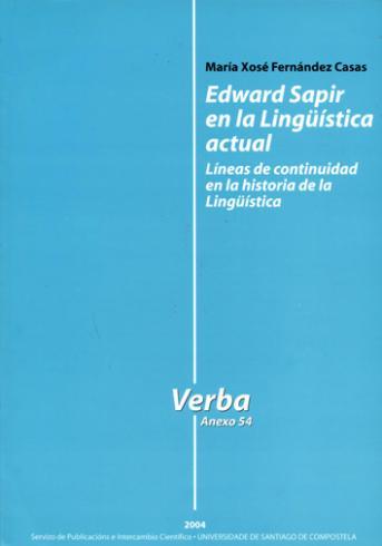 Cuberta para Edward Sapir en la lingüística actual: líneas de continuidad en la historia de la lingüística