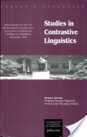 Cuberta para Studies in contrastive linguistics: Prcededings of the 4 th interational constrastive linguistics conference