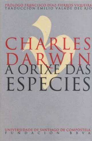 Cuberta para A orixe das especies