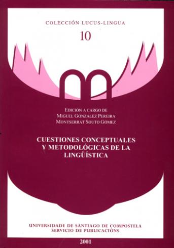 Cuberta para Cuestiones conceptuales y metodológicas de la lingüística