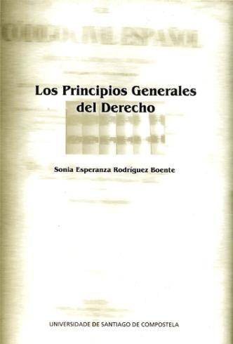 Cuberta para Los principios generales del derecho