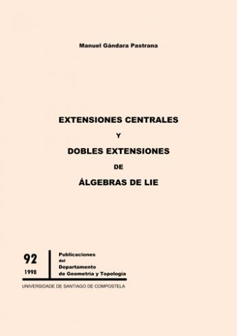 Cuberta para Extensiones centrales y dobles extensiones de álgebras de Lie