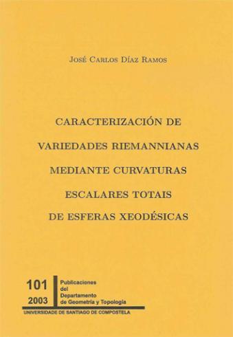 Cuberta para Caracterización de variedades riemannianas mediante curvaturas escalares totais de esferas xeodésicas