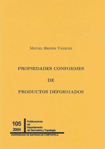 Cuberta para Propiedades conformes de productos deformados