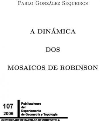 Cuberta para A dinámica dos mosaicos de Robinson