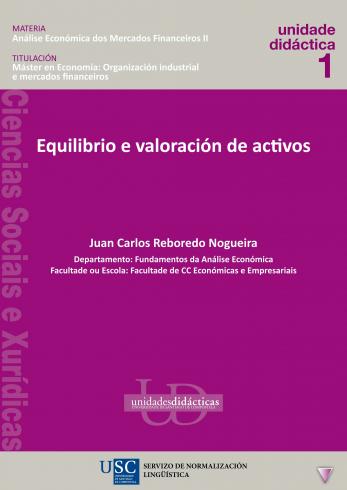 Cuberta para Equilibrio e valoración de activos