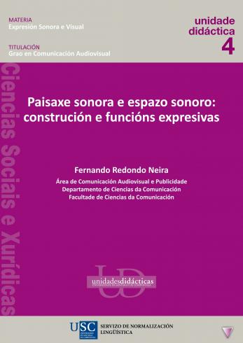 Cuberta para Paisaxe sonora e espazo sonoro: construción e funcións expresivas