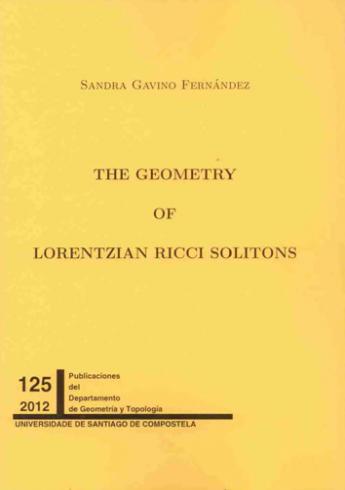 Cuberta para The geometry of Lorentzian Ricci solitons