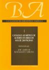 Cuberta para Catálogos de la Biblioteca "América". I, Catálogo alfabético de autores de obras de más de 200 páginas: apéndice I, 1927-1930