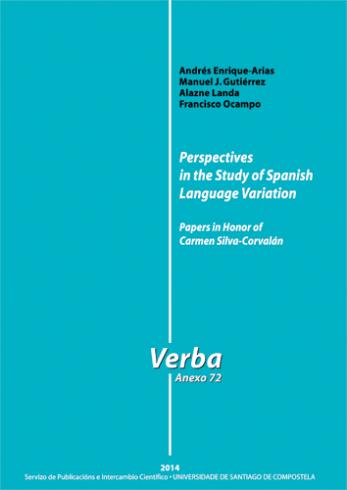 Cuberta para Perspectives in the Study of Spanish Language Variation: Papers in Honor of Carmen Silva-Corvalán