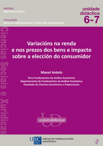 Cuberta para Variacións na renda e nos prezos dos bens e impacto sobre a elección do consumidor