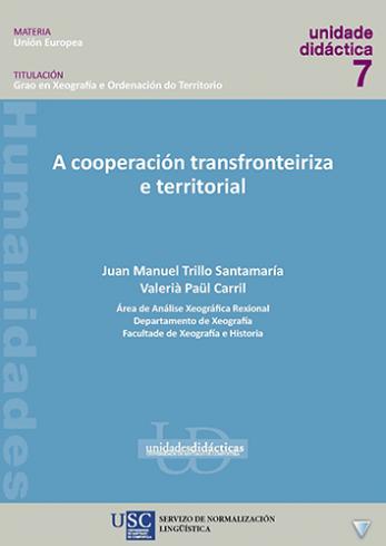 Cuberta para A cooperación transfronteiriza e territorial