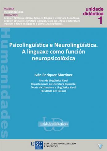 Cuberta para Psicolingüística e Neurolingüística.: A linguaxe como función neuropsicolóxica